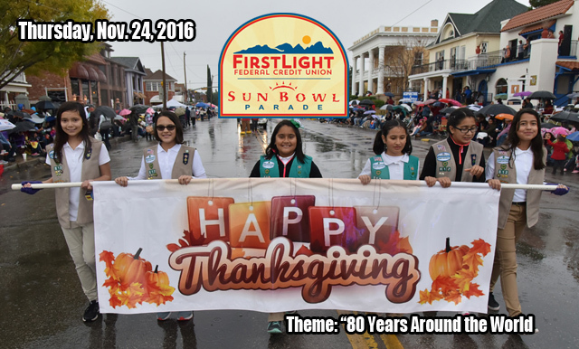 Sun Bowl Association Excited for 80th Installation of the FirstLight Federal Credit Union Sun Bowl Parade on Thanksgiving Day